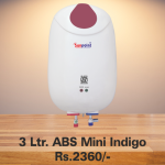 3 Ltr. ABS Mini Indigo Water Heater