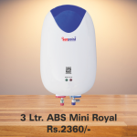 3 Ltr. ABS Mini Royal Water Heater